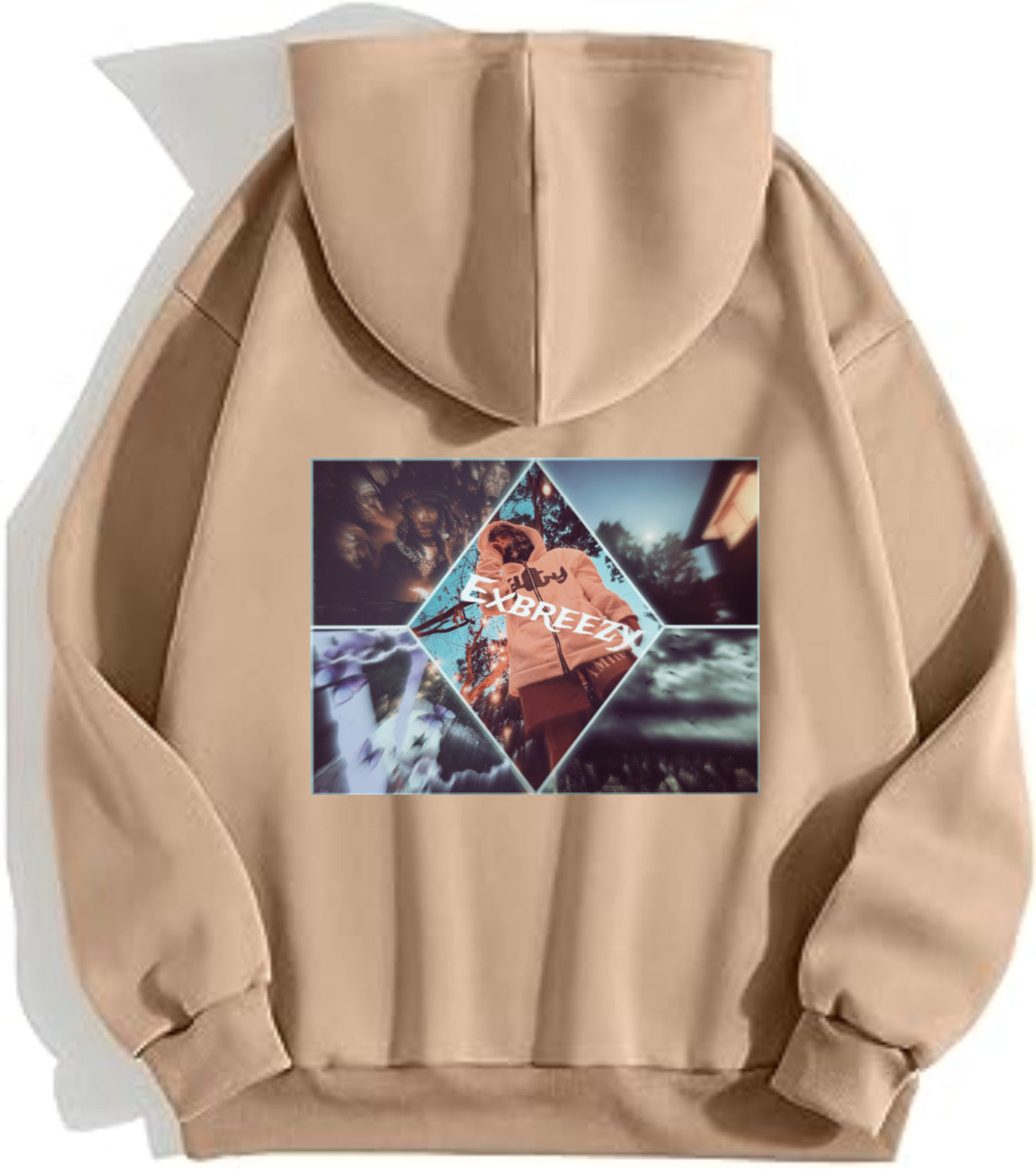 Exbreezy Beige Hoodie